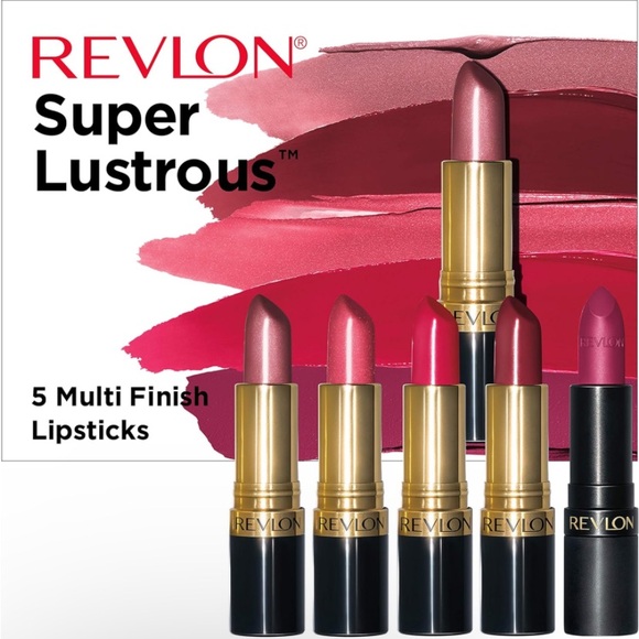 Revlon Other - Revlon 5 Super Lustrous lipstick pack